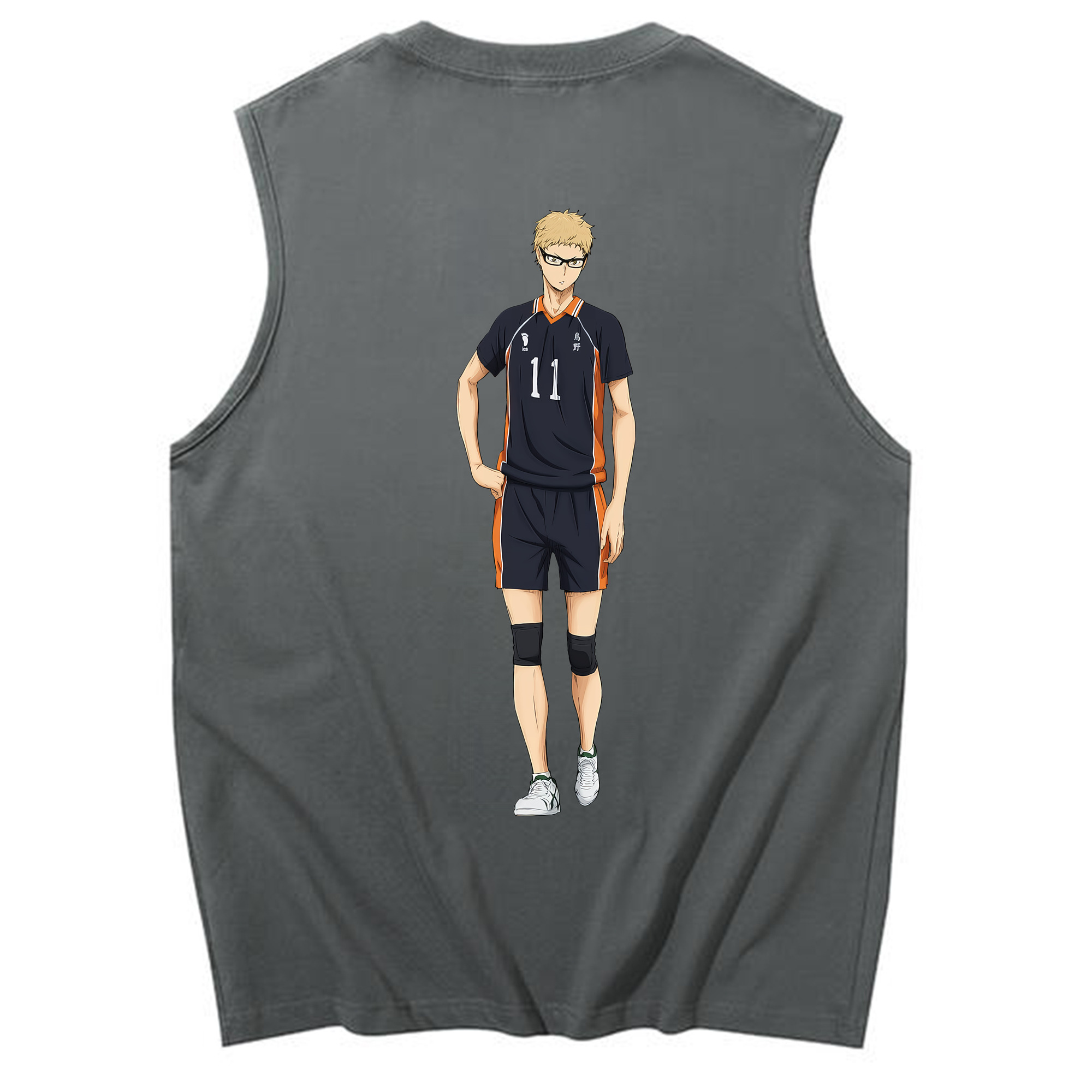 （画像用） ハイキュー!! Haikyu!! コットン100％タンクトップ（背面プリント）